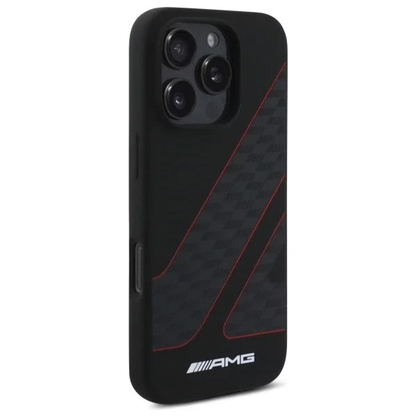 AMG Checkered Flag MagSafe Hardcase do iPhone 16 Pro Max 6,9″ – Czarny