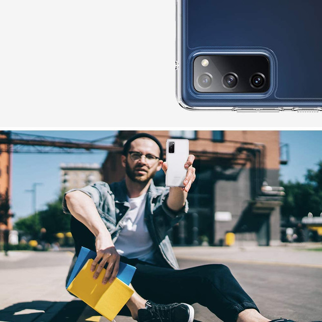 Spigen Ultra Hybrid Hülle für Samsung Galaxy S20 FE Crystal Clear Alogy Vollglas