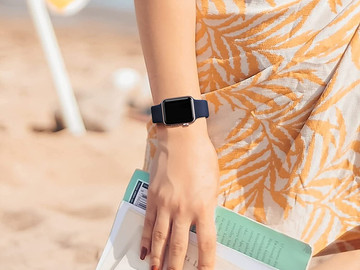 Sportovní silikonový řemínek Alogy pro Apple Watch 38/40 / 41 mm tmavě modrá