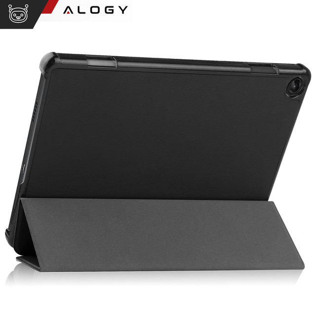Tablet-Hülle für Lenovo Tab M10 3gen 3 GEN 10.1 2022 TB328FU TB328XU Gehäuse Case Alogy Book Cover Schwarz Glas