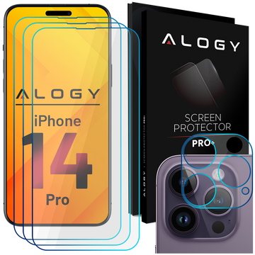 Tempered Glass for Samsung Galaxy S24 Plus 3x Screen Protector 2x Camera Lens Lens Pro 9H Alogy Glass Set