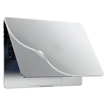 Etui ochronne do Apple Macbook Air 15 M2/M3/M4 2023/2024/2025 Alogy AirGuard™ Elastyczna obudowa Matowa Przezroczysta Biel