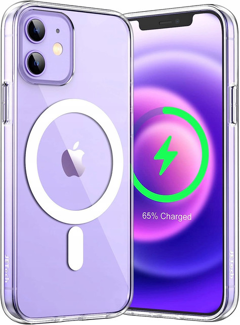 MagSafe Ultra Slim Alogy Case for iPhone 12/ Pro Qi Chargers Clear Glass