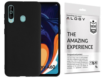 Silikonové tenké pouzdro Alogy pro Samsung Galaxy A60 černé Alogy Glass