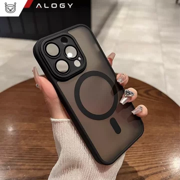 Case for Apple iPhone 13 Pro Alogy MagSafe Hybrid Matte Case matte cover with lens protection Glass
