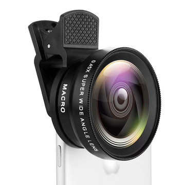 Lens Smartphone Lens 2in1 Kit Alogy Lens Clip 0.45X Macro 12.5X Wide