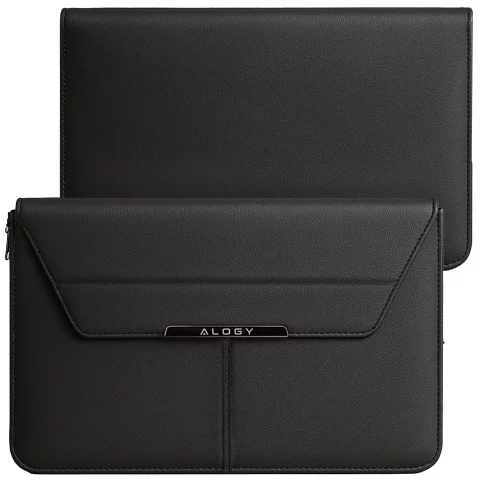 Torba na laptopa Alogy FlexCase Pro wielofunkcyjna rozkładana z podstawką i podkładką na myszkę do Macbooka 15 / 15.6 / 16.1" Czarna