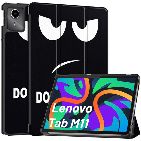 Etui do Lenovo Tab K11 / K11E 11” M11 10.95" TB330FU / TB330XU / TB331FC obudowa na tablet Case Alogy Book Cover Don't Touch me + Szkło + Rysik